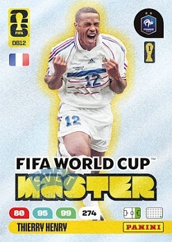 Thierry Henry France Panini FIFA World Cup 2026 Adrenalyn XL FIFA World Cup Master #DB12